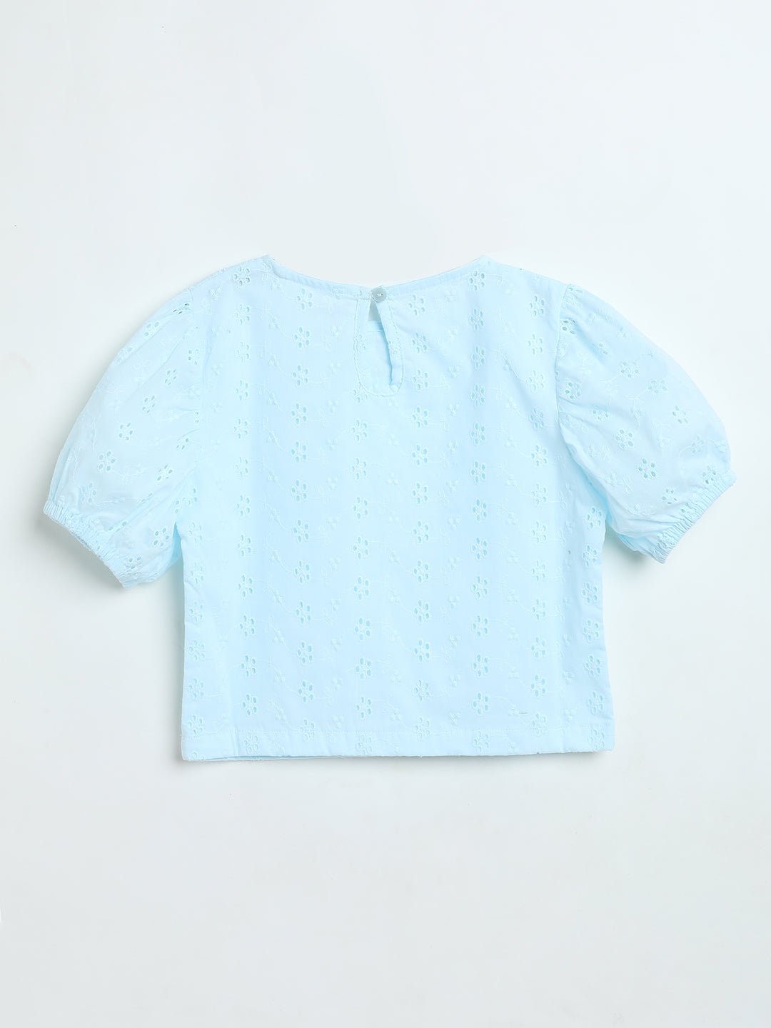 Milou Baby Girls Blue Cotton Top - Milou - Care. The Swiss WayTops & T-shirts