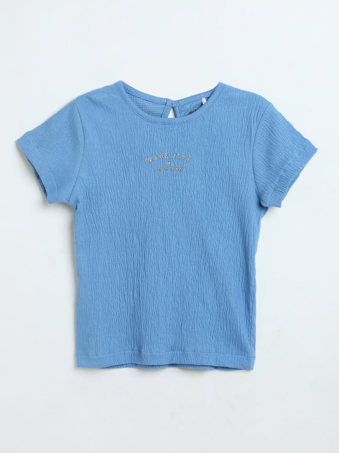 Milou Baby Girls Blue Cotton Top - Milou - Care. The Swiss WayTops & T-shirts