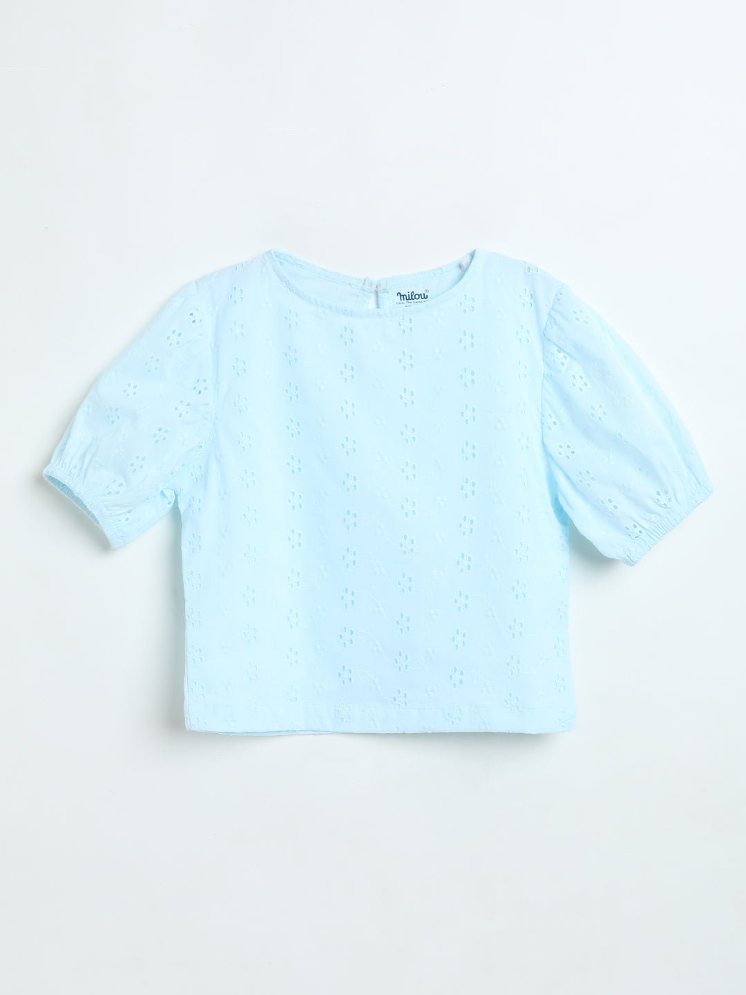 Milou Baby Girls Blue Cotton Top - Milou - Care. The Swiss WayTops & T-shirts