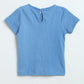 Milou Baby Girls Blue Cotton Top - Milou - Care. The Swiss WayTops & T-shirts