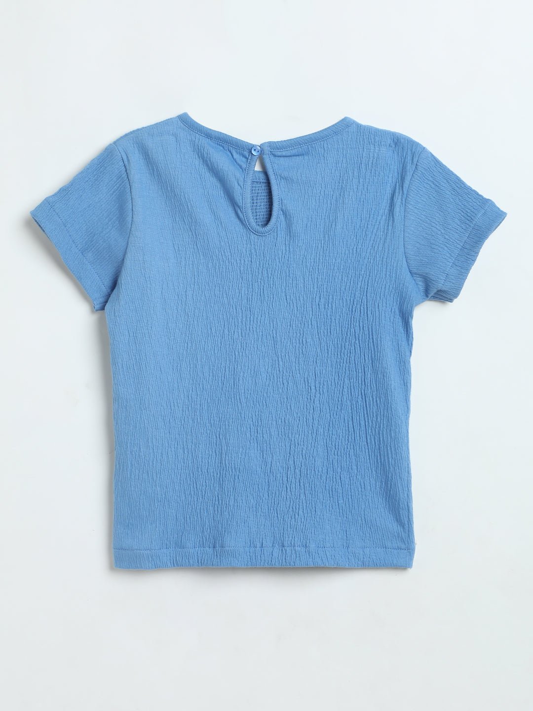 Milou Baby Girls Blue Cotton Top - Milou - Care. The Swiss WayTops & T-shirts