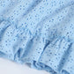Milou Baby Girls Blue Hakoba Cotton Dress - Milou - Care. The Swiss WayDress