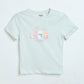 Milou Baby Girls Graphic T-Shirt Mint Green - Milou - Care. The Swiss WayTops & T-shirts