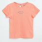 Milou Baby Girls Peach Cotton Top - Milou - Care. The Swiss WayTops & T-shirts