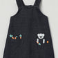 Milou Baby Girls Pinafore Set Navy & Pink Set - Milou - Care. The Swiss WayPinafore