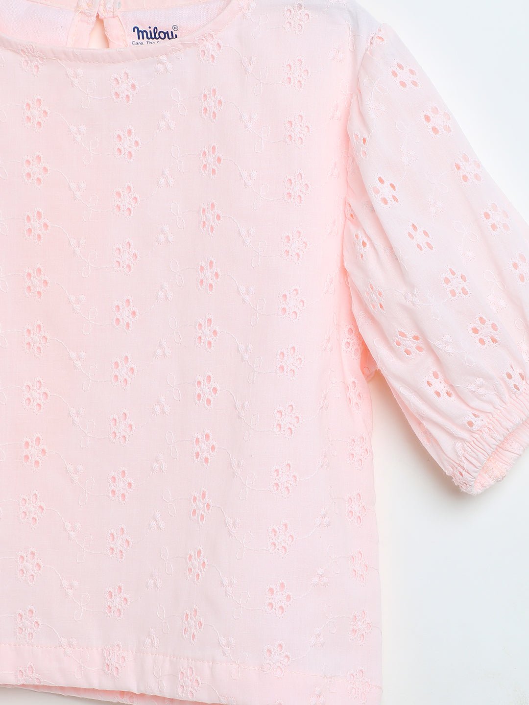 Milou Baby Girls Pink Cotton Top - Milou - Care. The Swiss WayTops & T-shirts