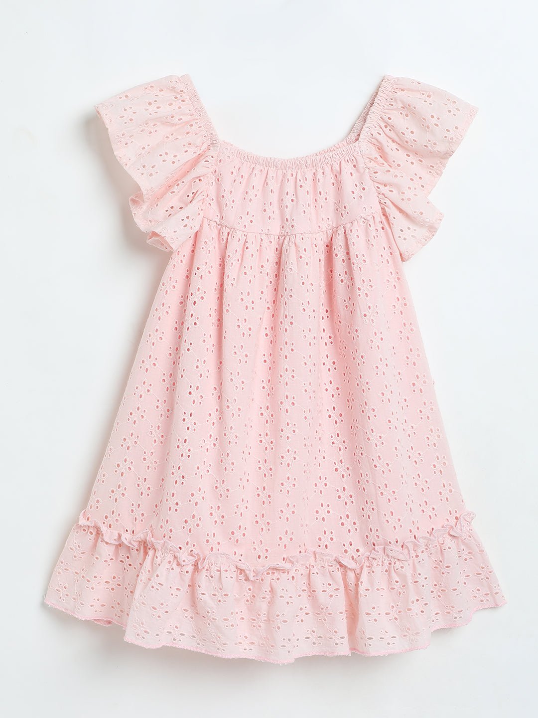 Milou Baby Girls Pink Hakoba Cotton Dress - Milou - Care. The Swiss WayDress