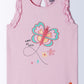 Milou Baby Girls Pink Sleeveless Cotton Top Butterfly Print - Milou - Care. The Swiss WayTops & T-shirts