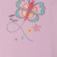 Milou Baby Girls Pink Sleeveless Cotton Top Butterfly Print - Milou - Care. The Swiss WayTops & T-shirts