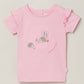 Milou Baby Girls Short Sleeve Printed T-Shirt Pink - Milou - Care. The Swiss WayTops & T-shirts
