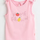 Milou Baby Girls Sleeveless Top Pink Graphic Print - Milou - Care. The Swiss WayTops & T-shirts