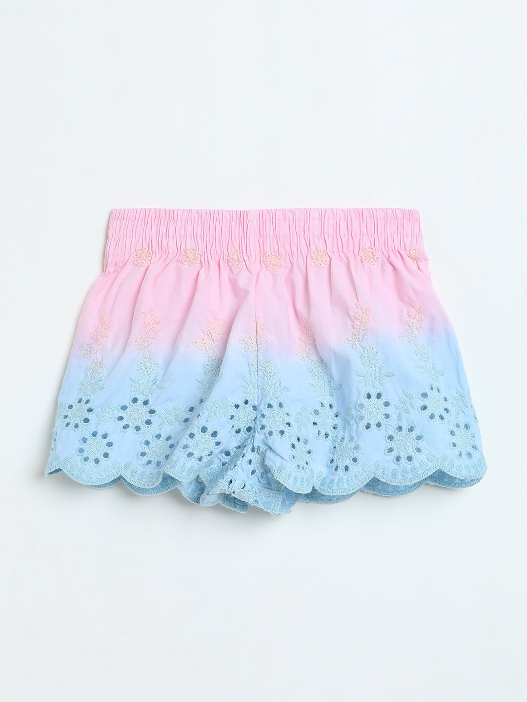 Milou Baby Girls Snow White Eyelet Skirt Ombre Blue - Milou - Care. The Swiss WaySkirt