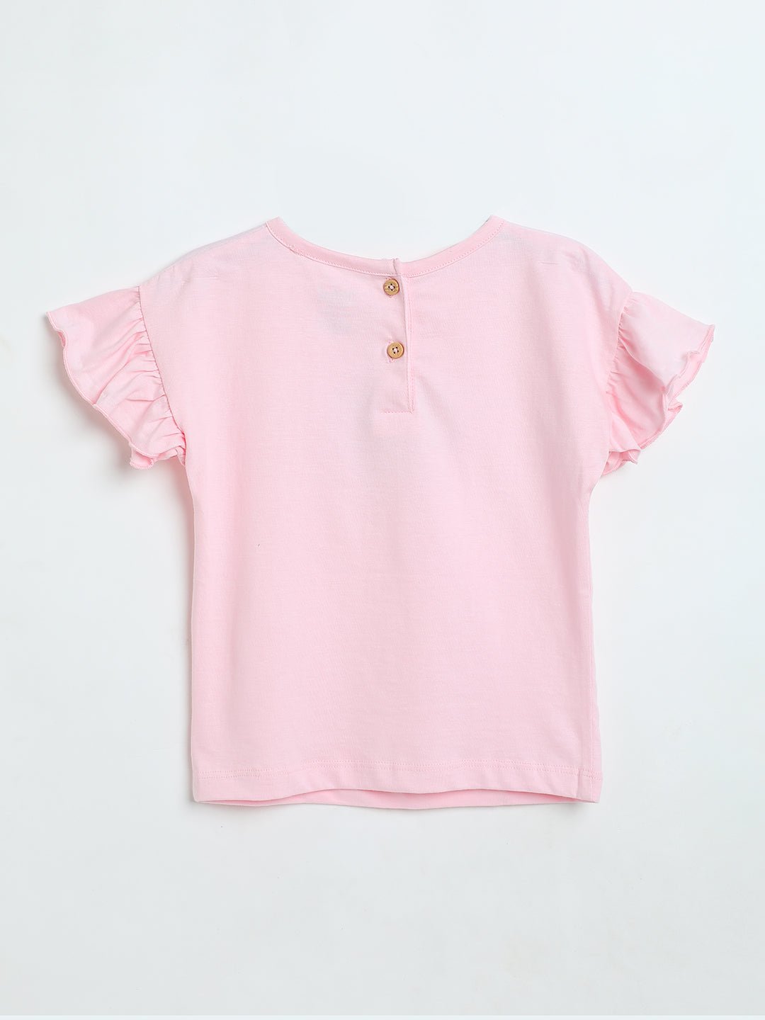Milou Baby Girls T-Shirt Pink Heart Print - Milou - Care. The Swiss WayTops & T-shirts