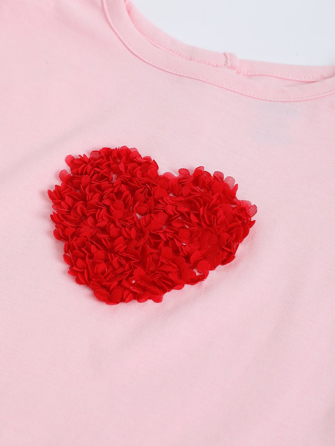 Milou Baby Girls T-Shirt Pink Heart Print - Milou - Care. The Swiss WayTops & T-shirts
