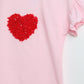 Milou Baby Girls T-Shirt Pink Heart Print - Milou - Care. The Swiss WayTops & T-shirts