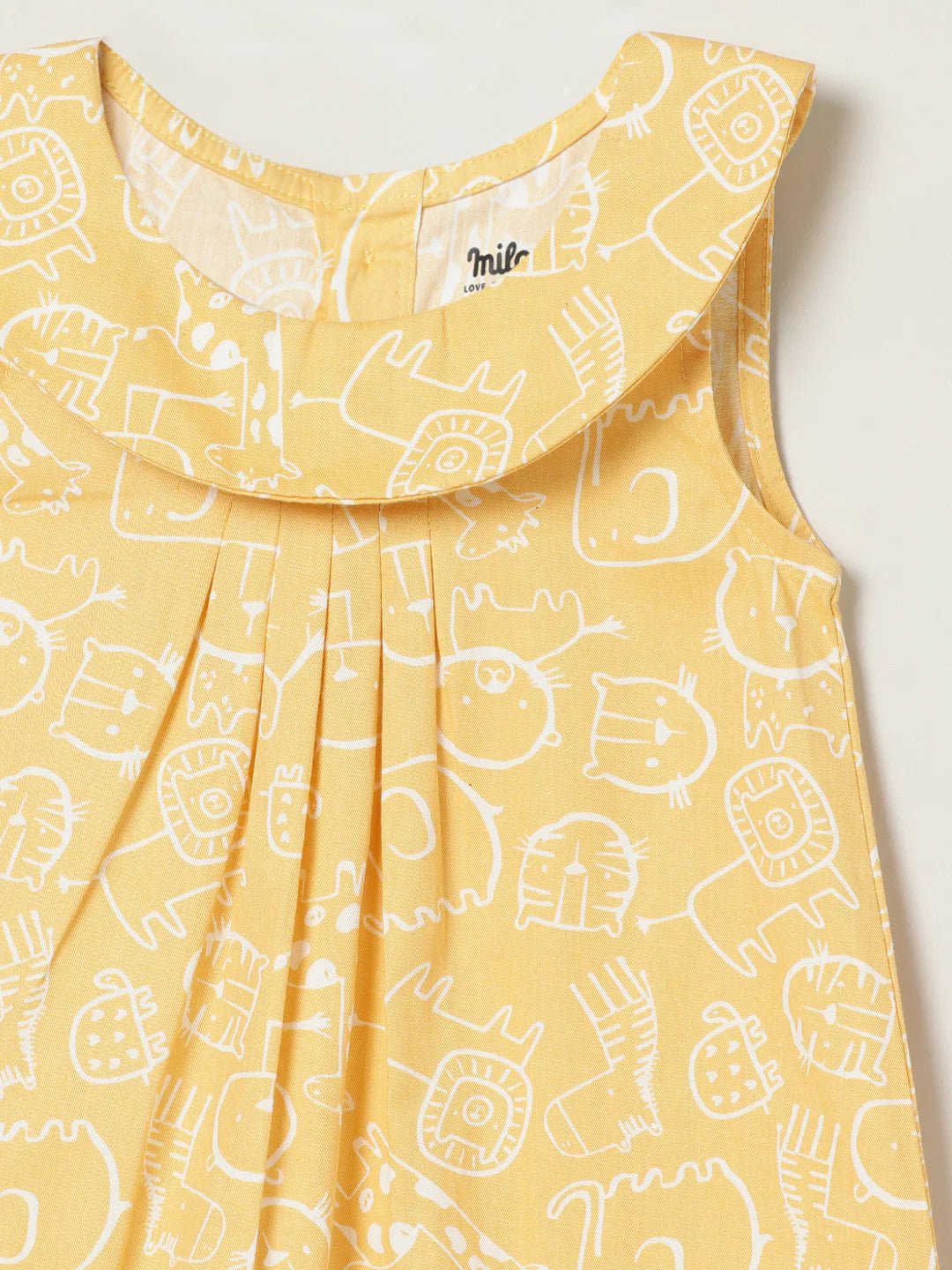 Milou Baby Girls Yellow Cotton Dress - Milou - Care. The Swiss WayDress