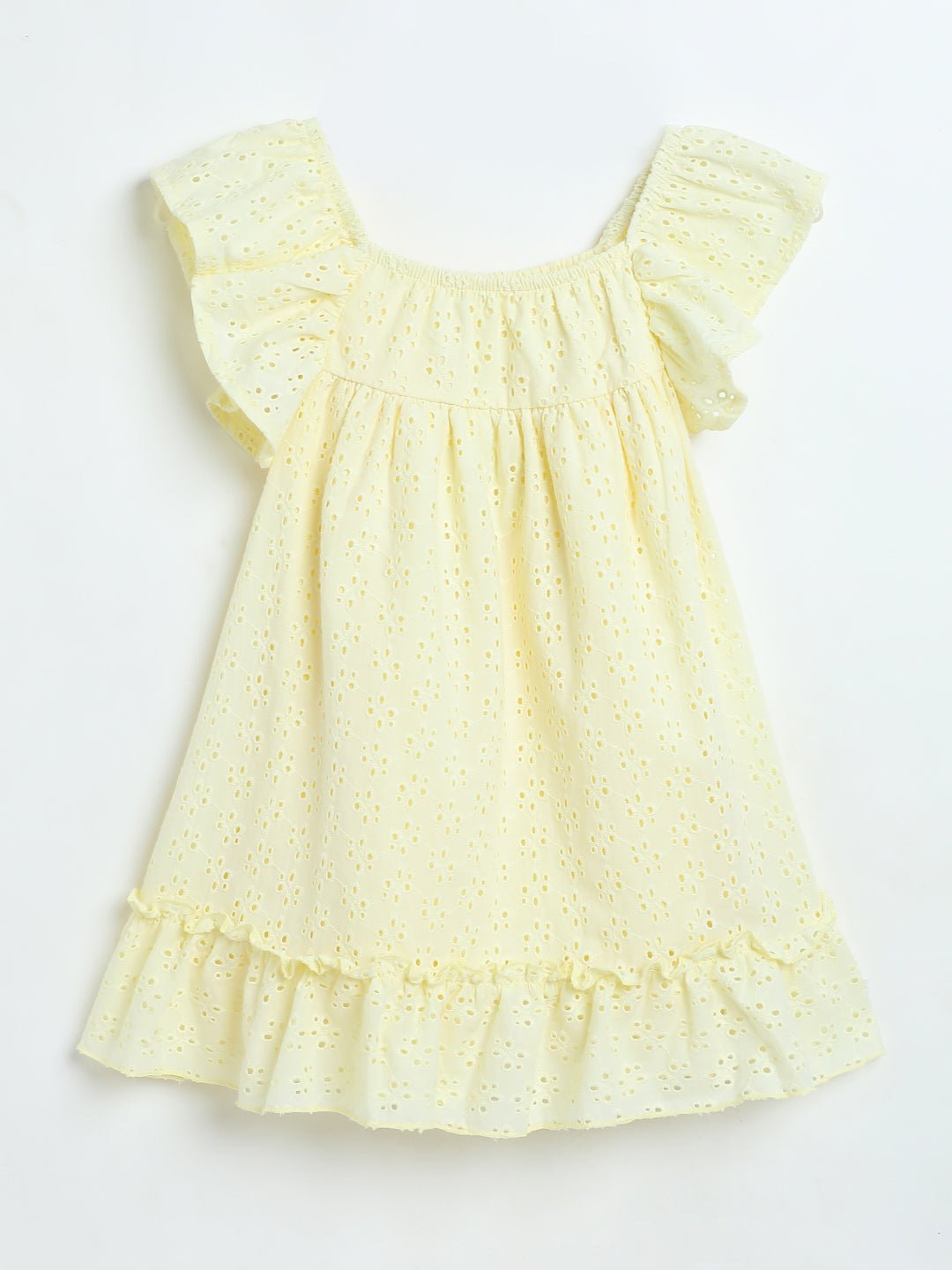 Milou Baby Girls Yellow Hakoba Cotton Dress - Milou - Care. The Swiss WayDress