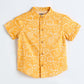 Milou Boys Bio-Washed Top & Shorts Co-ord Set Yellow - Milou - Care. The Swiss WaySets & Suits