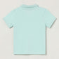 Milou Boys Cotton Bio-Washed Polo Neck T-Shirt Shark Print Mint Blue - Milou - Care. The Swiss WayPolo