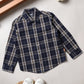 Milou Boys Cotton Full Sleeve Checked Shirt Navy Blue Check - Milou - Care. The Swiss WayShirt
