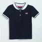 Milou Boys Cotton Polo T-Shirt Navy Blue - Milou - Care. The Swiss WayPolo