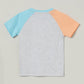 Milou Boys Cotton T-Shirt Grey & Peach - Milou - Care. The Swiss WayT-Shirt