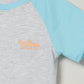 Milou Boys Cotton T-Shirt Grey & Peach - Milou - Care. The Swiss WayT-Shirt