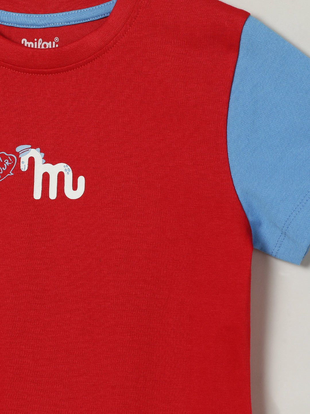 Milou Boys Cotton T-Shirt Red - Milou - Care. The Swiss WayT-Shirt