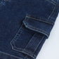 Milou Boys Dark Blue Denim Cargo Shorts - Milou - Care. The Swiss WayShorts