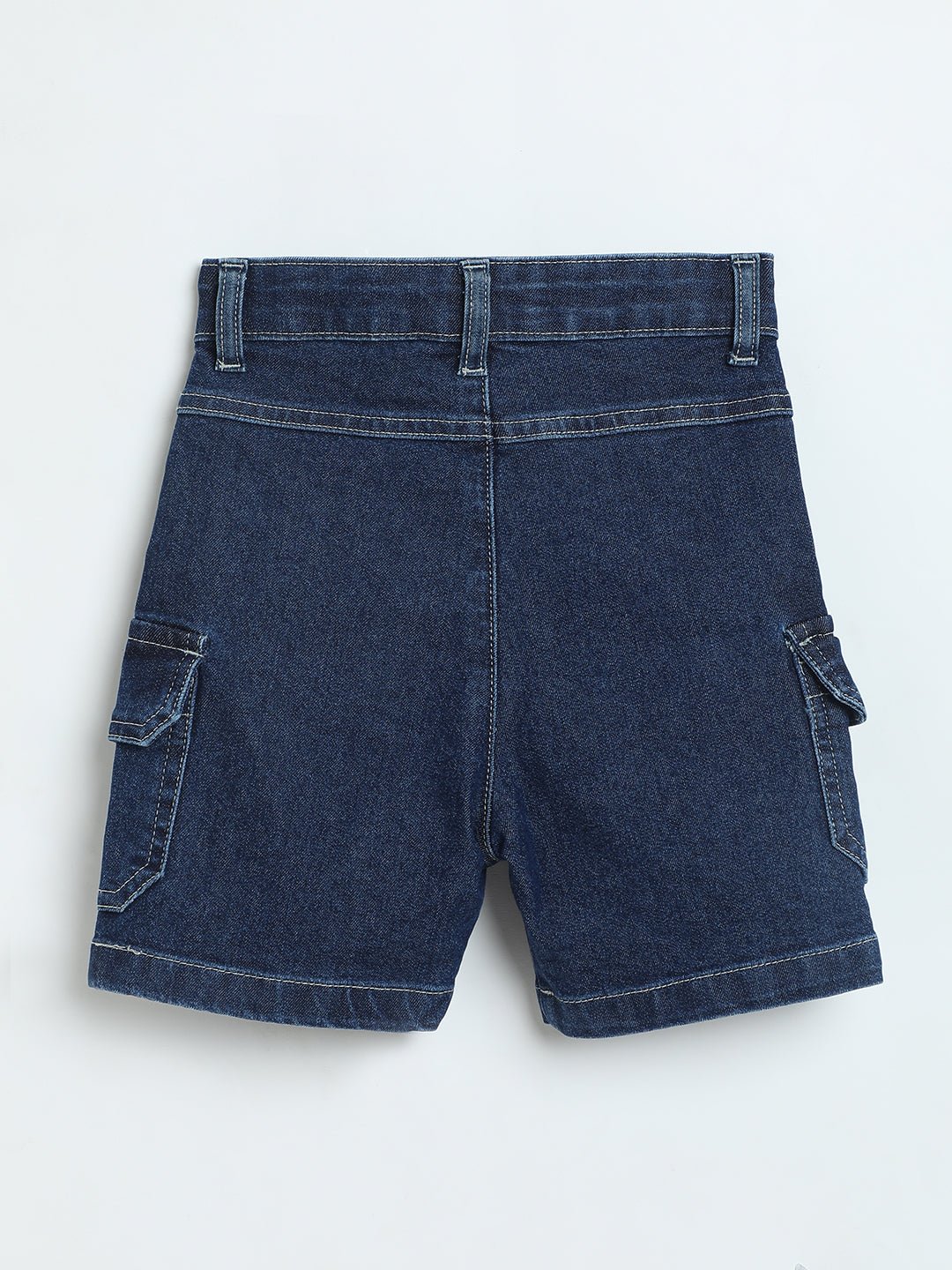 Milou Boys Dark Blue Denim Cargo Shorts - Milou - Care. The Swiss WayShorts