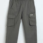 Milou Boys Dark Olive Cotton Twill Cargo Pants - Milou - Care. The Swiss WayJeans & Trousers
