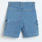 Milou Boys Denim Cargo Shorts Light Blue - Milou - Care. The Swiss WayShorts