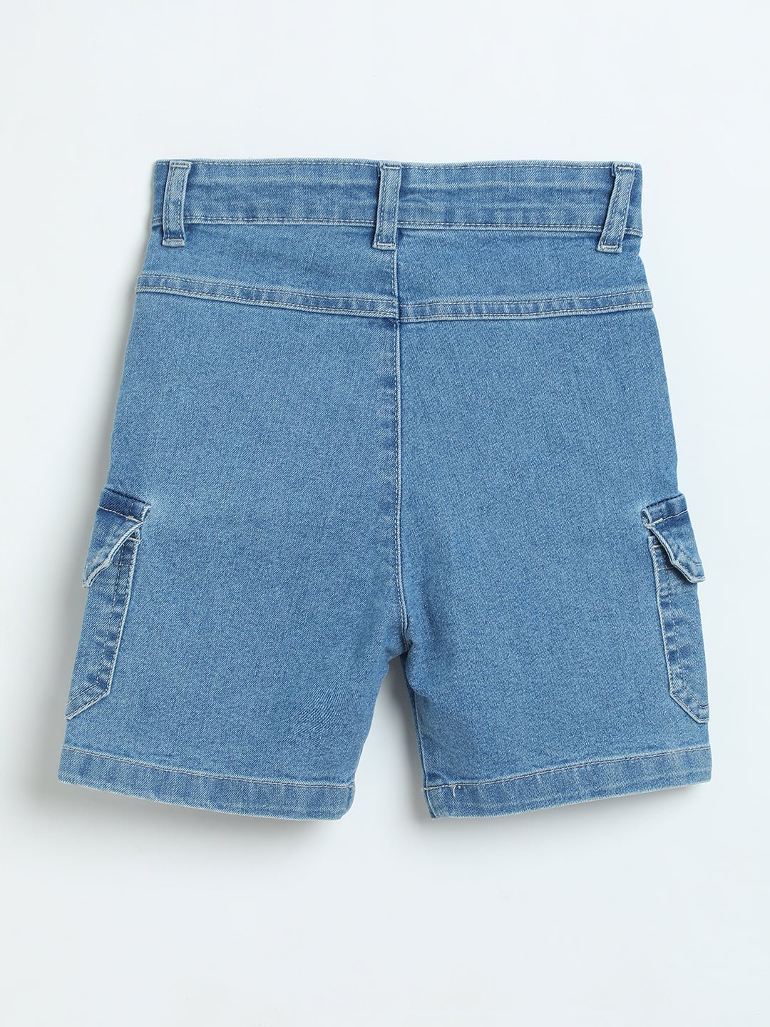 Milou Boys Denim Cargo Shorts Light Blue - Milou - Care. The Swiss WayShorts