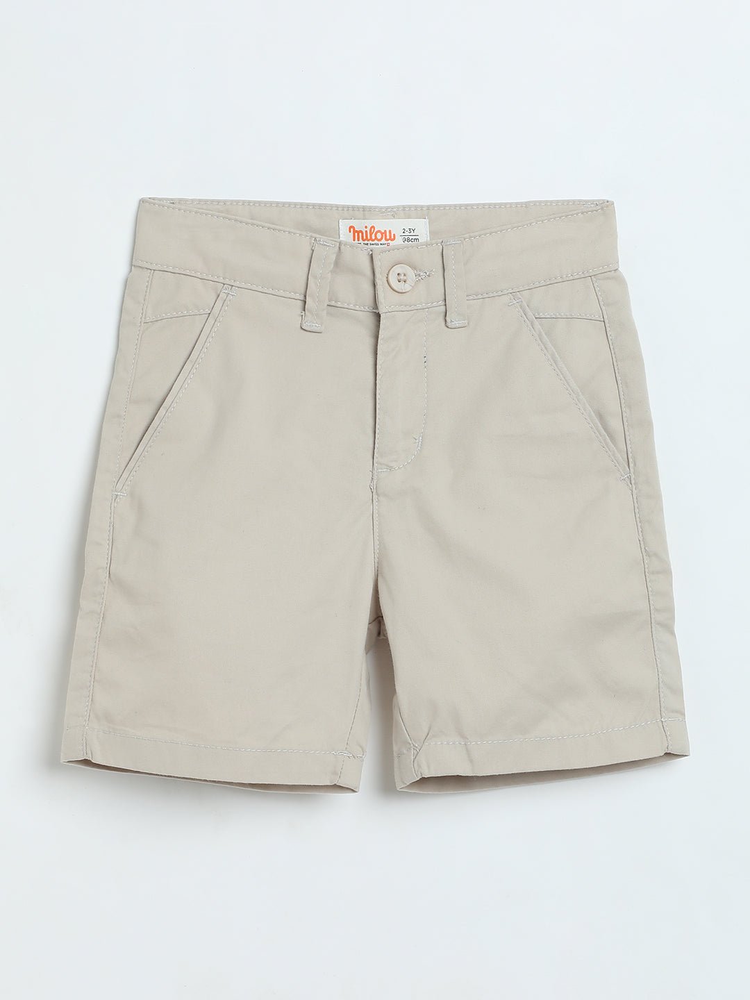 Milou Boys Ecru Twill Shorts - Milou - Care. The Swiss WayShorts