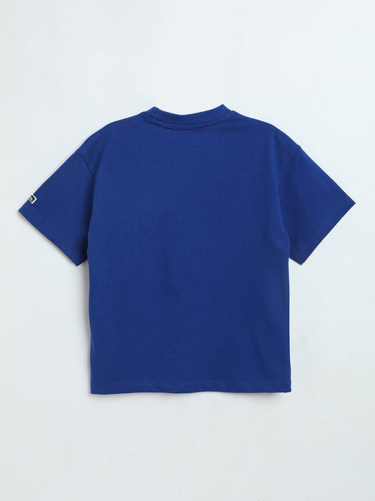 Milou Boys Electric Indigo Graphic T-Shirt - Milou - Care. The Swiss WayT-Shirt