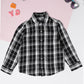 Milou Boys Full Sleeve Checked Bio-Washed Shirt Black Check - Milou - Care. The Swiss WayShirt