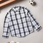 Milou Boys Full Sleeve Checked Bio-Washed Shirt Black Check - Milou - Care. The Swiss WayShirt