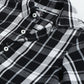 Milou Boys Full Sleeve Checked Bio-Washed Shirt Black Check - Milou - Care. The Swiss WayShirt