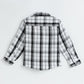 Milou Boys Full Sleeve Checked Bio-Washed Shirt Black Check - Milou - Care. The Swiss WayShirt