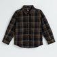 Milou Boys Full Sleeve Checked Bio-Washed Shirt Brown Check - Milou - Care. The Swiss WayShirt
