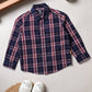Milou Boys Full Sleeve Checked Shirt Red & Navy Blue Check - Milou - Care. The Swiss WayShirt