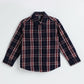 Milou Boys Full Sleeve Checked Shirt Red & Navy Blue Check - Milou - Care. The Swiss WayShirt
