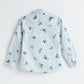 Milou Boys Full Sleeve Printed Bio-Washed Shirt Mint Leaf Print - Milou - Care. The Swiss WayShirt