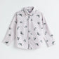 Milou Boys Full Sleeve Printed Bio-Washed Shirt Pink Leaf Print - Milou - Care. The Swiss WayShirt