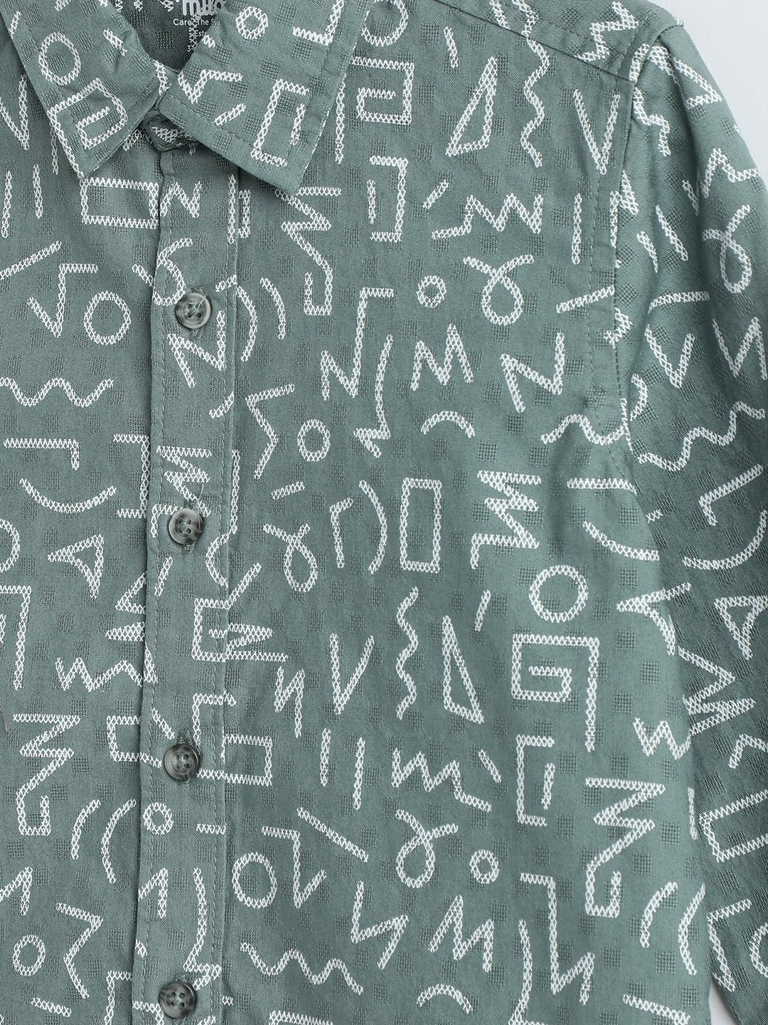 Milou Boys Full Sleeve Printed Bio-Washed Shirt Print - Milou - Care. The Swiss WayShirt