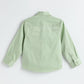 Milou Boys Full Sleeve Solid Bio-Washed Shirt Mint Green - Milou - Care. The Swiss WayShirt