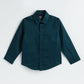 Milou Boys Full Sleeve Solid Bio-Washed Shirt Teal Blue - Milou - Care. The Swiss WayShirt