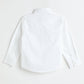 Milou Boys Full Sleeve Solid Bio-Washed Shirt White - Milou - Care. The Swiss WayShirt