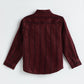 Milou Boys Full Sleeve Stripedd Bio-Washed Shirt Maroon Striped - Milou - Care. The Swiss WayShirt