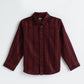 Milou Boys Full Sleeve Stripedd Bio-Washed Shirt Maroon Striped - Milou - Care. The Swiss WayShirt